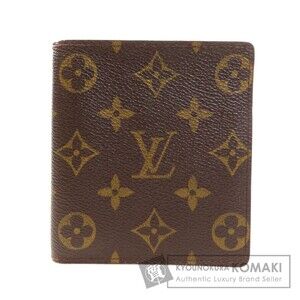 Louis Vuitton Porte Bie Carte Bifold Wallet Monogram Canvas